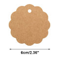 Benutzerdefinierte personalisierte Geschenkanhänger Hochzeit Brown Kraft Fall Tag